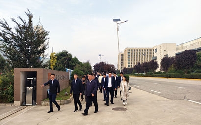 团市委、市贸促会、市青企协一行到BB贝博艾弗森官网集团泾河产业园调查互换