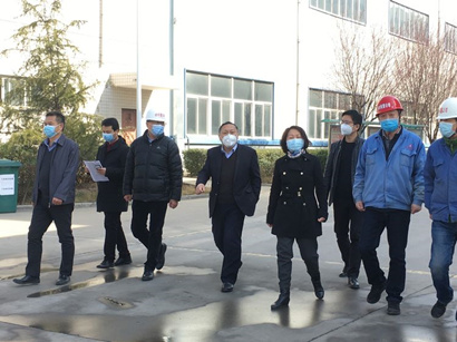 【陕重有限】市国资委巡视员许一双一行查抄、、、领导陕重公司疫情防控工作